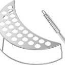 Skyflame Jalapeno Grill Rack, Stainless Steel Large Capacity Chili Pepper Holder with 25 Holes for Cooking Chicken Wings or Legs, for Most Charcoal Kettle/Ceramic Grills