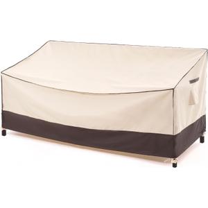 F&J Outdoors Waterproof Anti-UV Heavy Duty 3 Seater Cushion Couch Patio Sofa Cover, 82" W x 39" D x 36" H
