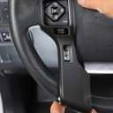 Voodonala for Toyota 4Runner Steering Wheel Cover Decoration Trim fit Toyota Tacoma 2014-2021 Tundra Sequoia 2018-2021 Toyota 4runner SUV 2010-2023 (6 Holes,Matte Black)