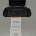 i-Blason Dockable for Nintendo Switch 2 Case with Stand [Card Storage Slots] [Ergonomic Design] [Foldable Joycon Holder] Comfortable Grip Uni-Body Protective Bumper Cover for Switch 2 (Black)