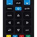 GE Samsung Replacement Remote, Universal Remote Control Compatible for Roku, Apple TV, Smart TV, Soundbar, Streaming Player, Blu Ray, DVD, DVR, 4 Device, Black, 44235