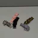 5 Packs Scrunchie Band Compatible with Apple Watch Series 10 (46mm) 9 8 7 (45mm) 6 5 4 SE (44mm) 3 2 1 (42mm), Women Bracelet Strap Compatible with iWatch 42mm(Series 3)/44mm/45mm/46mm, Small