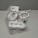 Hibbent Bidet Attachment for Toilet, Self Cleaning Dual Nozzle, Hot & Cold Water Spray Non-Electric Mechanical Bidet Toilet Seat for Rear or Female Washing Sanitizing, Adjustable Water Pressure, White