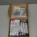 36 Sets Vet Tech Appreciation Gifts Include 6 in 1 Multicolor Dog Paw Pens with Cards Opp Bags Valentines Thank You Gifts for Veterinary Receptionist Week Coworker Pet Lover, Orange, Green, Yellow, Purple, Blue, Black