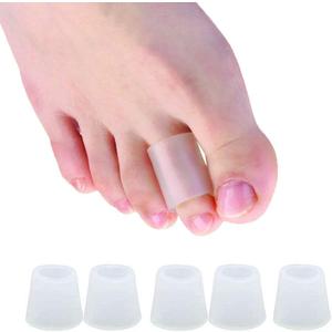 2 x Dr.Pedi Toe Protectors Toe Sleeves Toe Tube Pads for Hammer Toe Relieving Toe Pain 5 Pairs