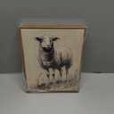 Vintage Sheep Wall Art Antique Animal Prints Country French Picture Animal Sketch Wall Art Cute Sheep Retro Posters Farm Animals Pictures Vintage Rustic Painting Classical Lamb Artwork 8x10inch Framed