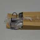 Mkono Hat Rack for Wall Hat Storage Organizer for 40 Baseball Caps, Modern Metal Closet Hat Hooks, Wall Mount Ball Caps Holder Organizer for Bedroom Entryroom Closet Organization, Set of 4, Black