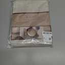 KXN Placemats Set of 4, Dual-Layer Thickened Faux Linen Table Mats, Heat Resistant & Wrinkle-Free, Machine Washable Cloth Place Mats for Kitchen Dining Indoor Outdoor (Cream)