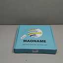 MAONAME 13" Gold Charger Plates, Round Reef Chargers for Dinner Plates, Plastic Plate Chargers for Table Setting, Wedding Decor, Set of 6