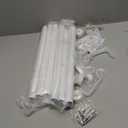 2 Pack Curtain Rods for Windows 32-96 Inch, 1 Inch Adjustable White Curtain Rod Set with Brackets, Easy Install