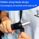 KOUNATSURI Car Handle Assist for Elderly Car Door Handle Multifunction Handle Car Door Latch Handle for Seniors and Handicapped(Blue)