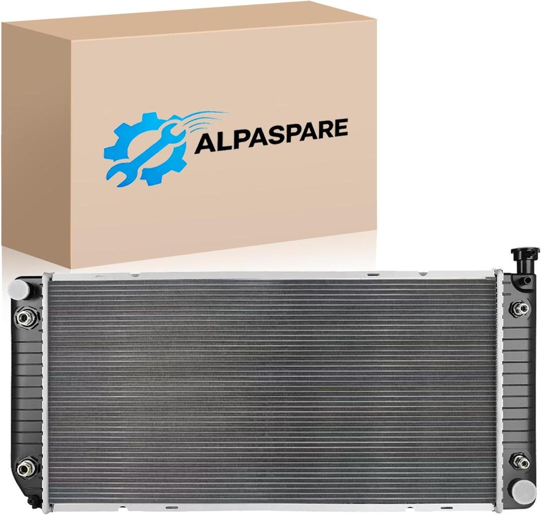 1693 Radiator for Cadillac Escalade Chevy C/K Blazer Silverado Tahoe GMC Yukon 1988-2004 OEM# 1522,52477782,52481440 | Direct OEM Fit Replacement Cooling Radiator, with TOC & EOC