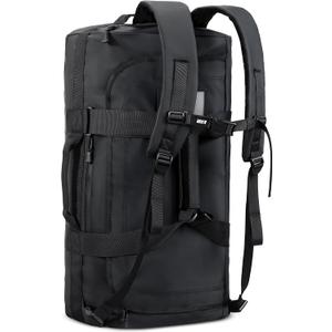 MIER Water Resistant Backpack Duffle Heavy Duty Convertible Duffle Bag with Backpack Straps for Gym, Sports, Travel