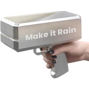 Money Gun Automatic Cash Toy Gun Make It Rain Money Shooter Gun for Parties,Club Events Christmas, Halloween, Birthday Parties, Weddings Fun Prop Money Gun for New Year Gift