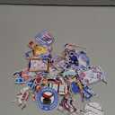 Tigeen 48 Pcs Hockey Iron on Patches Sports Ball Embroidery Applique Hockey Party Sewing Patches for Clothing, Jackets, Jeans, Bags, Dress, Hats DIY Applique Emblem Accessory