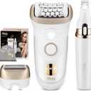 DSP 4-in-1 Beauty Set for Women: Epilator, Hair Removal Device, Electric Shaver & Trimmer,Fast Charging, Includes Accessories – Perfect Home Hair Device