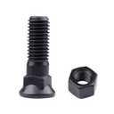 8Pcs Grade 8 Blades Cutting Edge Plow Bolts & Nuts 5/8" UNC-11 x 2-1/4", 5/8 Cutting Edge Bolts, Grader Blade Bolt for Snow Plow, Tractor Attachment, Construction Machinery