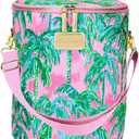 Lilly Pulitzer Insulated Soft Beach Cooler with Adjustable/Removable Strap and Double Zipper Close (Suite Views)