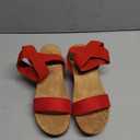 DREAM PAIRS womens Ankle Strap Platform Wedge Sandal Size 6.5