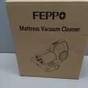 FEPPO Mattress Vacuum Cleaner, 16Kpa Bed Vacuum Cleaner with 253.7nm UV-C Light, 140F Heat, HEPA Filter & Ultrasonic, Versatile Handheld Vacuums for Bed, Sofa, Couch, Crib(Corded, 500W) (Violetgrey)