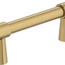 Amerock BP37370CZ | Champagne Bronze Cabinet Pull | 3 in (76 mm) Center-to-Center Cabinet Handle | Destine | Drawer Pull | Kitchen Cabinet Handle | Furniture Hardware