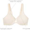 Warner's Womens Signature Support Cushioned Underwire for Support and Comfort Underwire Unlined Full-Coverage Bra 35002a, Size 42C (Beige)