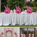2pcs 19inch Hot Pink Free Standing Flowers Ball Bouquet Artificial Rose Arrangements Balls for Wedding Centerpieces Tables Chair Aisle Runner Flowers Decoration