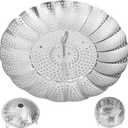 Steamer Basket for Cooking 304 Stainless Steel Entirely Thickened,Collapsible Steamer Insert for Pots, Fits Instant Pot/Skillets (6.5'' To 11)