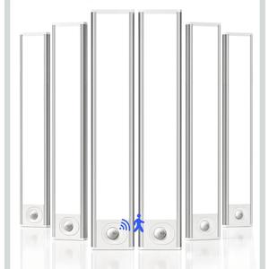 6-Pack Under Cabinet Lighting Wireless, LED Motion Sensor Light Indoor, Rechargeable Closet Lights Battery Operated, Dimmable & 3 Color Temps, Under Counter Lights for Kitchen, Stairs (8inch)