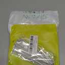 100 Pcs Waterproof Tags Writable Plastic Tags for Labeling Tag with Wire Tie Large Heavy Duty Tags Moving Tags Pipe Tags for Outdoors Car Garage Storage Box Equipment Parts (Yellow, 6 1/4" x 3 1/8")