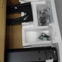 YOMT Universal TV Floor Stand with Mount for 27-70 Inch LCD LED OLED TVs, Swivel Height Adjustable Tall TV Stand, Space Saving Design for Corner Bedroom Living Room, Black