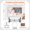 My First Grandchild Picture Frame, Grandkids Grandma Grandpa Gifts Grandparents Gifts, Wooden Photo Frame With Iron Stand, Tabletop Decor -13, 8 inches x 5.7 inches