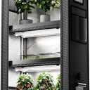 Spider Farmer 2026 Plant Stand with Grow Lights, 4-Tier Plant Shelf with 6Pcs 2ft Full Spectrum LED Lamp and Grow Tent, for Veg Seed Starting Plants Growth Greenhouse 28Lx14Dx59H (Update)