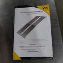 VNN Portable Wheelchair Ramp 8FT, Seamless Non-Slip Aluminum Ramps for Wheelchairs for Home, Handicap Wheelchair Ramps for Home Steps, Aluminum Loading Dock Plates (8FT (Usable height 8-24 inch))