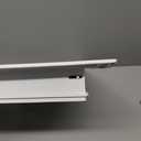 HVAC Premium 18" X 18" Aluminum Return Filter Grille for 1" Filter - Easy Airflow - Linear Bar Grilles [Outer Dimensions: 20.5"w X 20.5"h]