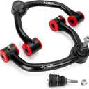 KSP 2021+ F150 Upper Control Arms, 2-4" Adjustable Front Lift Control Arm Compatible With F150 2021-26,Aftermarket Extended UCA With Greasable Ball Joint Replace Stock/Factory Fixed Angle Control Arm