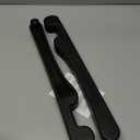 Car Seat Gap Filler Set of 2, Soft Foam Multifunctional Seat Side Gap Filler with Organizer & Hook Function, 3in1 Gap Stopper Universal Fit Car SUV Truck Fill The Gap Between Seat & Console (Standard, Black)