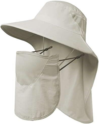 icolor Women Sun Hat UPF 50+ Wide Brim Sunscreen Visor Sun Protection Cap w/12 Neck Flap Sun Shade Hat for Girl Lady