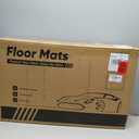 for Mustang Mach E Floor Mats & Cargo Liner 20212026, Custom Fit All Weather TPE Car Mats for Mach E Accessories, 1st & 2nd Row Heavy-Duty Black Floor Liners for Ford Mustang Mach-E by DiffCar