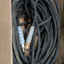 3/8" 4800PSI Pressure Washer Hose 200FT with Swivel Quick Connect for Cold/Hot Water Max 248°F, Kink Resistant Steel Wire Braided, Wear Resistant Power Washer Hose with M22 14mm Adapter