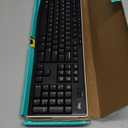 Logitech K270 Wireless Keyboard for Windows, 2.4 GHz Wireless, Full-Size, Number Pad, 8 Multimedia Keys, 2-Year Battery Life, Compatible with PC, Laptop, Black (1 Pack)