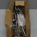 Crystal Tealight Candle Holder Centerpiece Home Decorative Candlestick Holder Elegant Table Centerpiece Home Decor Wedding Party Anniversary (Silver, Set of 3)