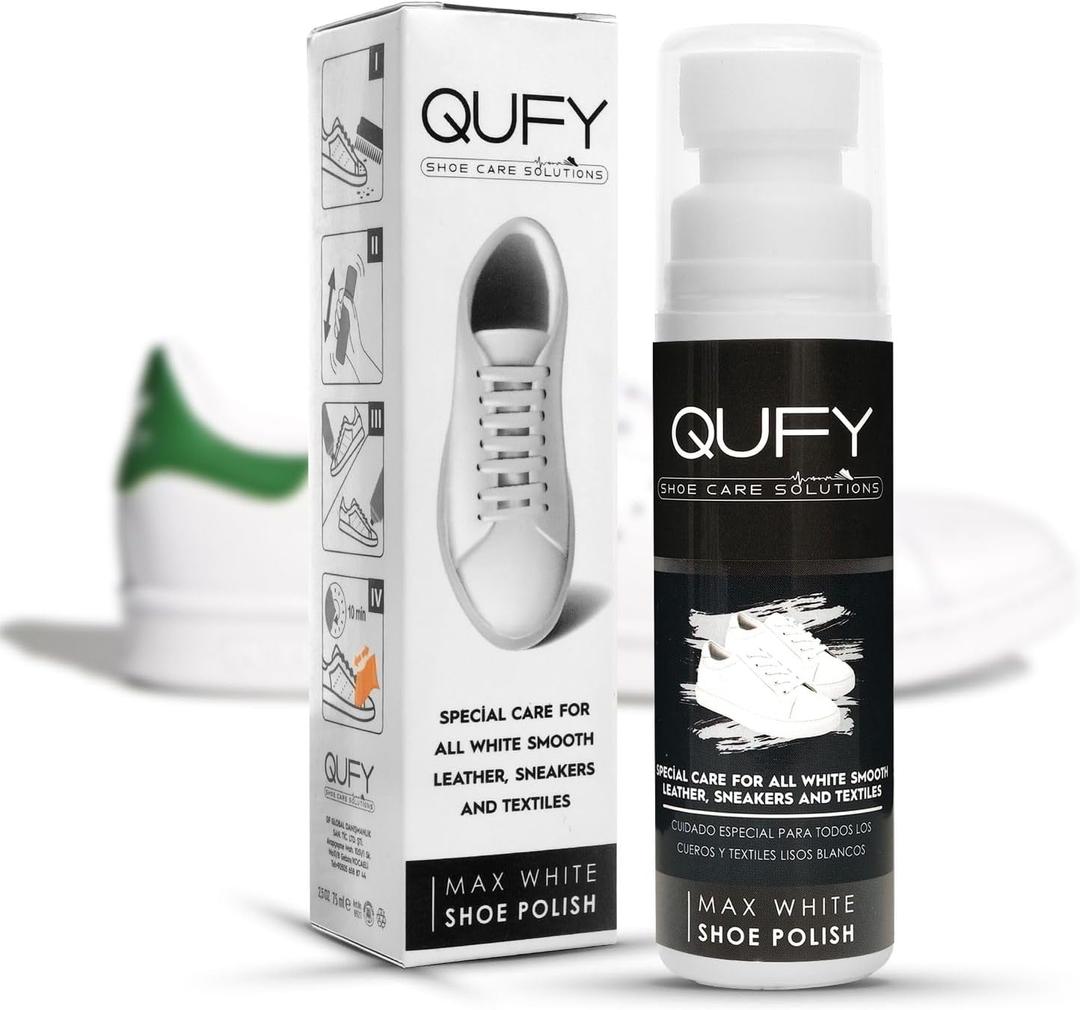 Max White Shoe Polish 'Sneaker Whitener for Shoes ' Canvas Leather and Textiles 'Scuff Cover