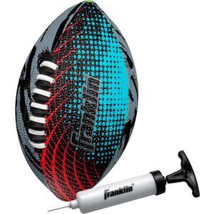 Franklin Sports Mystic Mini Football - Kids Mini Sized Football - Soft Foam Cover - Extra Grip Laces - Perfect for Kids - Air Pump Included