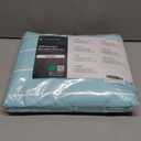 LuxClub 4 PC Queen Size Sheet Set Bed Sheets, Breathable Luxury, Deep Pockets 18" Wrinkle Free Cooling Machine Washable Hotel Bedding (Striped Light Blue)