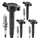 UF487 Ignition Coil Pack 90919A2002 and Iridium Spark Plugs Set Of 4 Fit For Toyota Camry 20072024,Highlander 20092024,RAV4 20062014,Avalon 20132022,Venza 20092015&Lexus 20132024 2.5L 2.7L L4