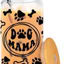 Dog Mama Sipper Glass, 16oz