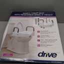 Raised Toilet Seat With Removable Arms