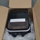 Iceman Compact Pebble Ice Machine, Countertop Nugget Ice Maker Produces Chewable Pellet Ice in 8 Minutes, Makes 26lbs/Day, One-Touch Cleaning Function with Ice Scoop/Basket Included – Compact Nugget/Pebble Ice Maker, Black