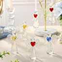 CroBlissful 6 Pcs Crystal Angel Figurine Mother's Day Birthday Gifts Glass Guardian Angel Ornaments Home Decor for Mom Women Men Christian Blessing(Adorable)